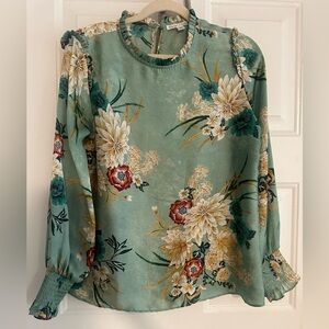 Mint Polyester lightweight Satin